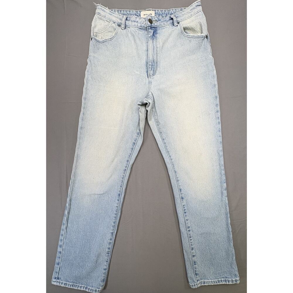 ROLLA'S High Rise Original Straight Leg Light Blue Denim Jean Size 30 Light Wash